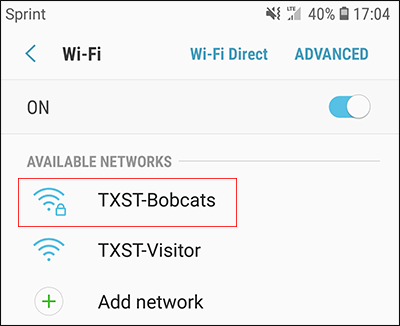 tap TXST-Bobcats