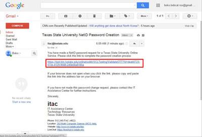 email screenshot