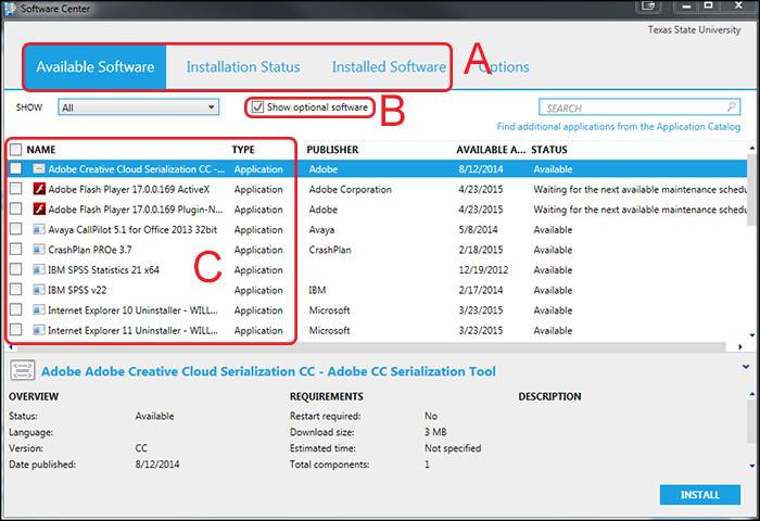 software center outline