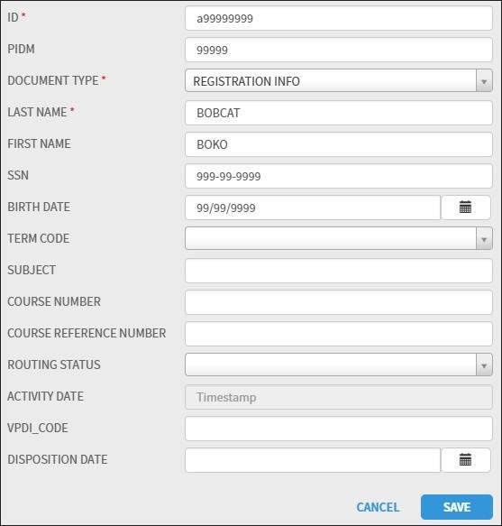 Indexing Field Types