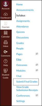 submit final grades
