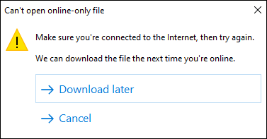 OneDrive sync