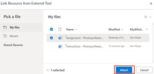attach file