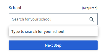 Search for your school